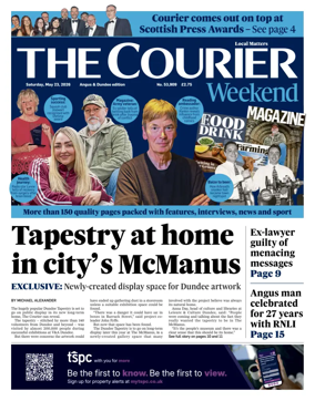 Cover of The Courier & Advertiser (Angus and Dundee)