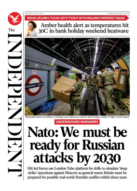 Cover of The Independent