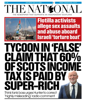 Cover of The National (Scotland)