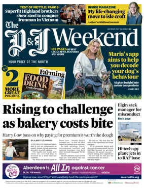 Cover of The Press and Journal (Inverness Highlands and Islands)