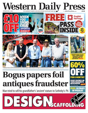 Cover of Western Daily Press (Saturday)
