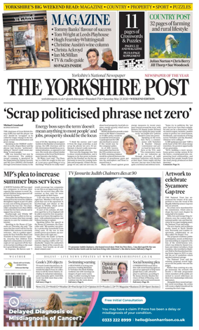 Cover of Yorkshire Post