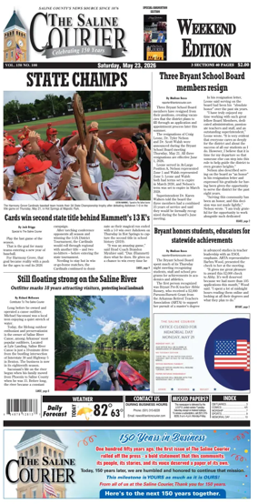 Cover of The Saline Courier Weekend