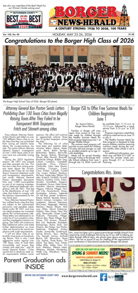 Cover of Borger News-Herald
