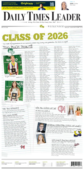 Cover of Daily Times Leader