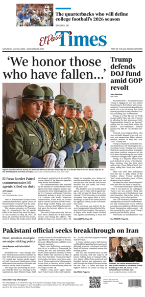 Cover of El Paso Times
