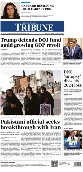 Cover of Great Falls Tribune