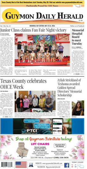 Cover of Guymon Daily Herald