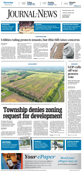 Cover of Hamilton Journal News