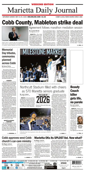 Cover of Marietta Daily Journal