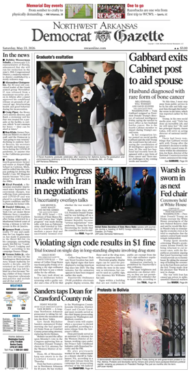 Cover of Northwest Arkansas Democrat-Gazette