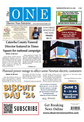 Cover of Observer News Enterprise