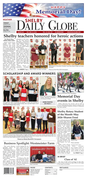 Cover of Shelby Daily Globe