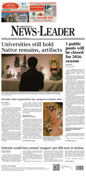 Cover of Springfield News-Leader