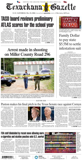 Cover of Texarkana Gazette