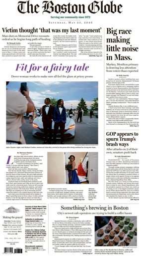 Cover of The Boston Globe