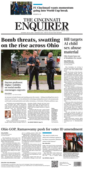 Cover of The Cincinnati Enquirer