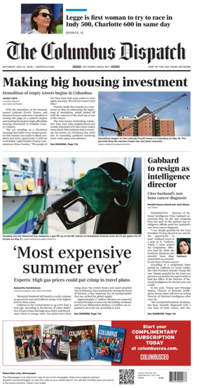 Cover of The Columbus Dispatch