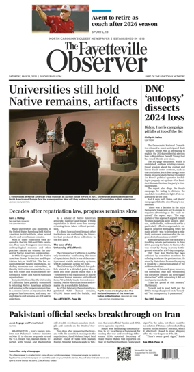 Cover of The Fayetteville Observer