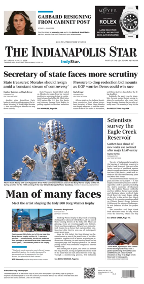 Cover of The Indianapolis Star