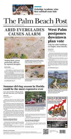 Cover of The Palm Beach Post