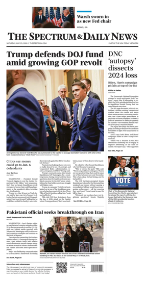 Cover of The Spectrum & Daily News