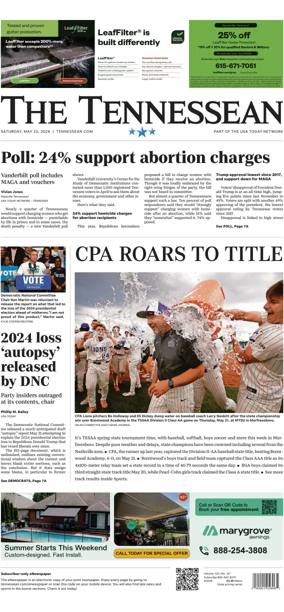 Cover of The Tennessean
