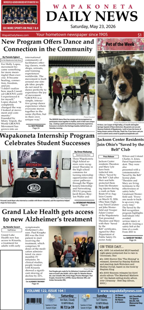 Cover of Wapakoneta Daily News