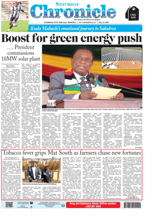 Cover of Chronicle (Zimbabwe)