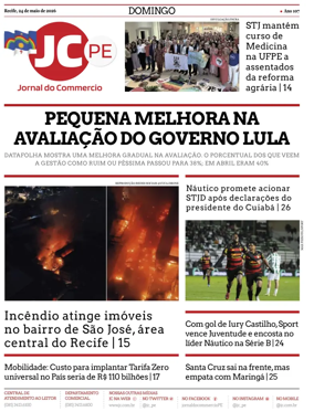 Cover of Jornal do Commercio