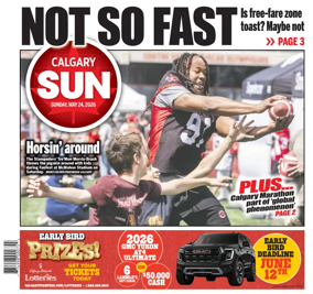 Cover of Calgary Sun