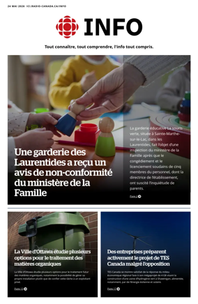 Cover of Radio-Canada Info