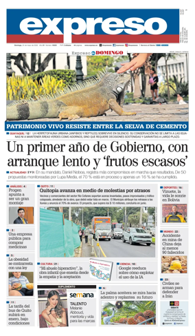 Cover of Diario Expreso