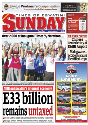 Cover of Times of Eswatini Sunday