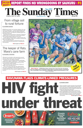Cover of The Fiji Times