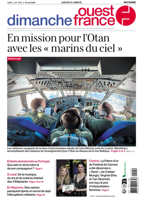 Cover of Dimanche Ouest France (Mayenne)