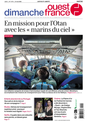 Cover of Dimanche Ouest France (Sarthe)