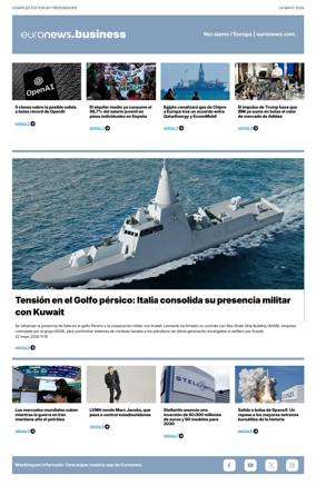 Cover of Euronews Business (Spanish) Compiled Edition