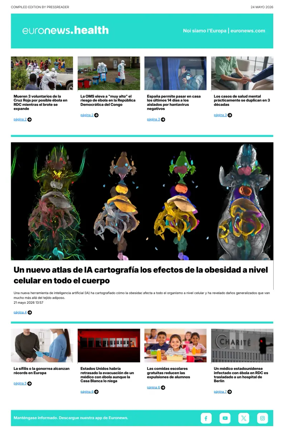 Cover of Euronews Health (Spanish) Compiled Edition