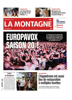 Cover of La Montagne (Vichy)
