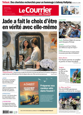 Cover of Le Courrier de l’Ouest (Saumur)