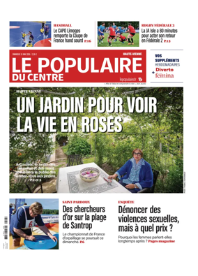Cover of Le Populaire du Centre (Haute-Vienne)