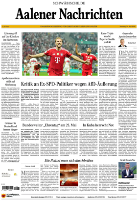 Cover of Aalener Nachrichten