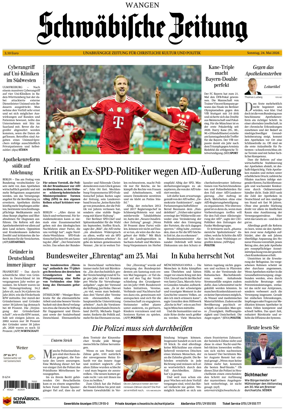 Cover of Schwabische Zeitung (Wangen)