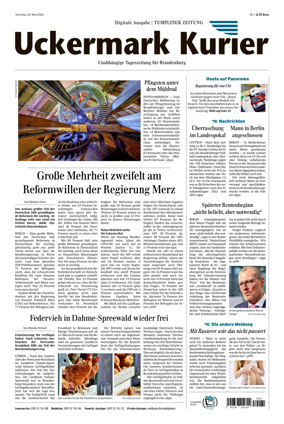 Cover of Templiner Zeitung