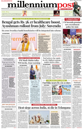 Cover of Millennium Post (Kolkata)