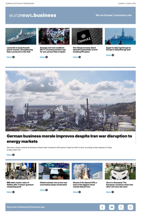 Cover of Euronews Business