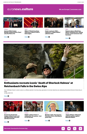 Cover of Euronews Culture and Sport Compiled Edition