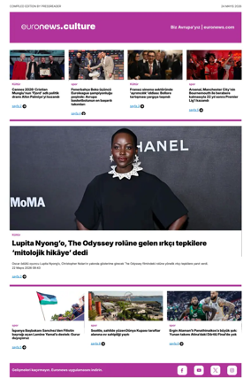 Cover of Euronews Culture and Sport (Turkish) Compiled Edition