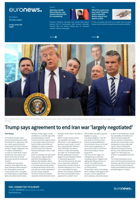 Cover of EuroNews (English Edition)